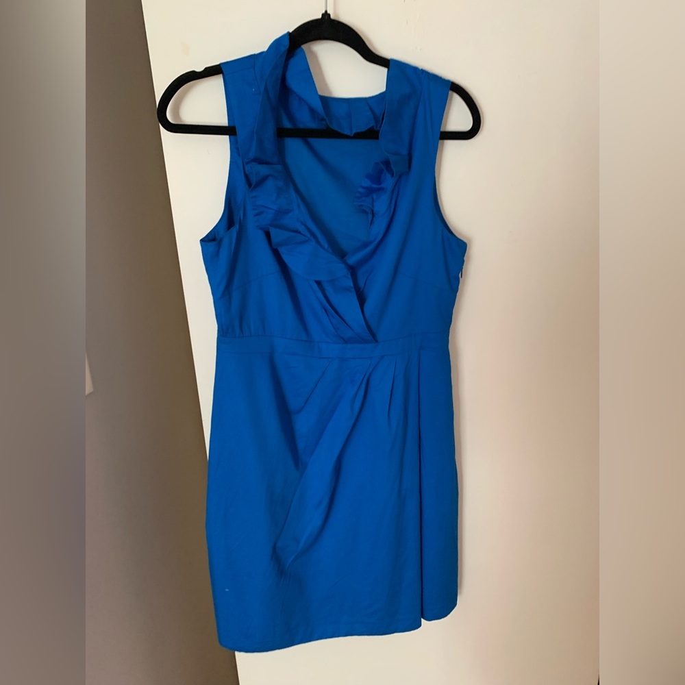 Jcrew blue occasion dress